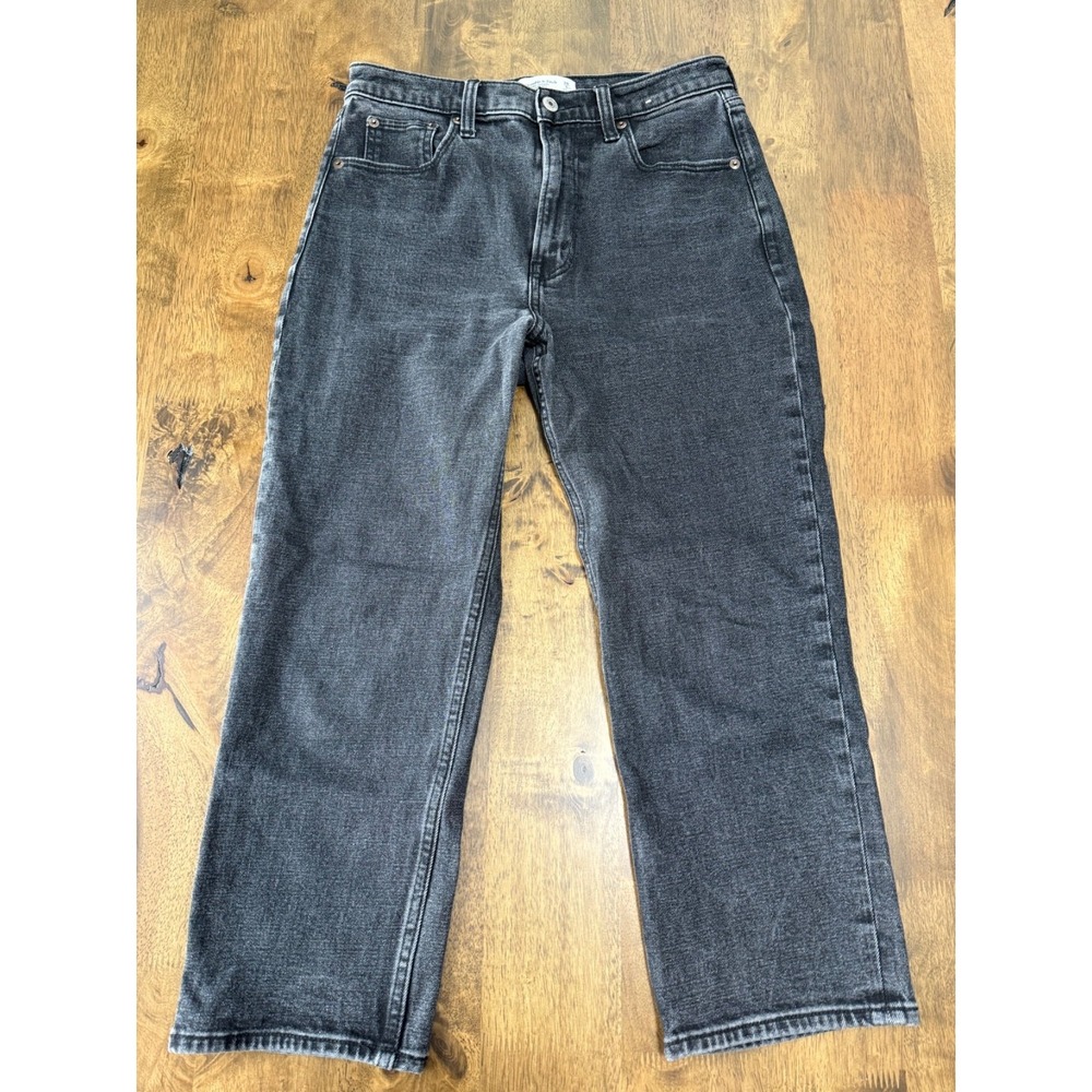 EUC Womens Abercrombie and Fitch the ankle straight ultra high rise size 28 XS